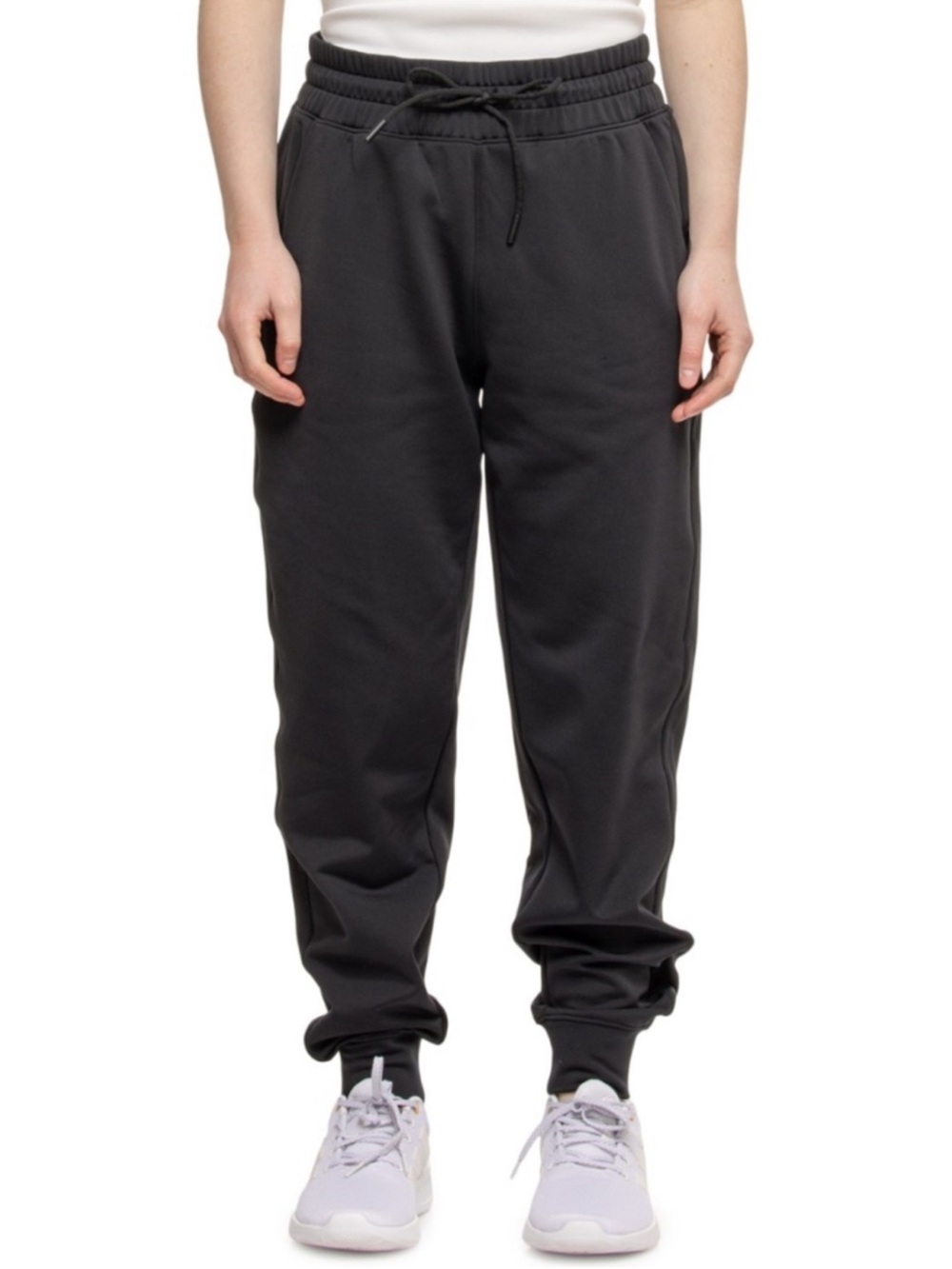 SPYDER Black Brushed Back Fleece Joggers Sweatpants
